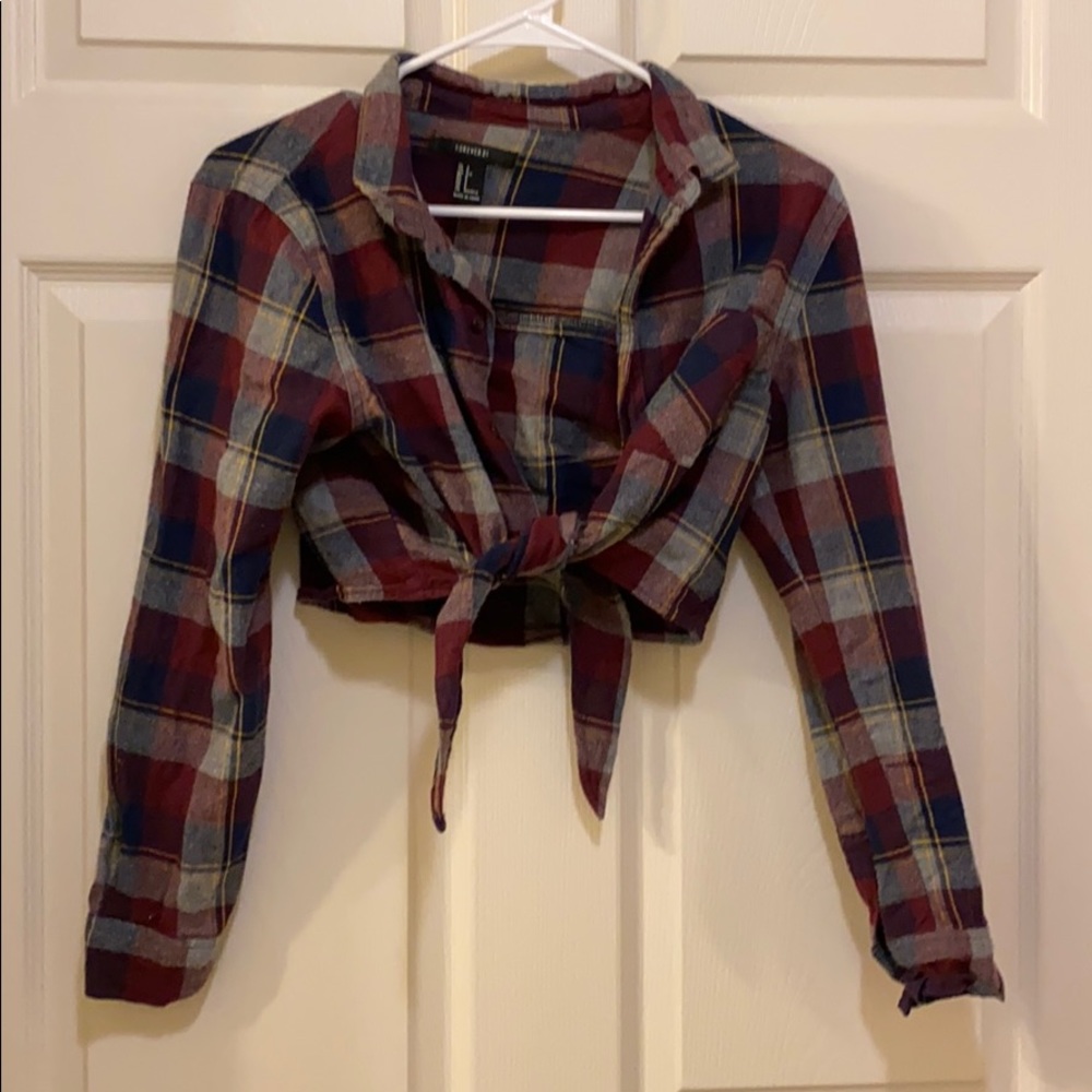 Cropped flannel